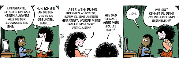 Cartoon, zwischen 40 und 90k