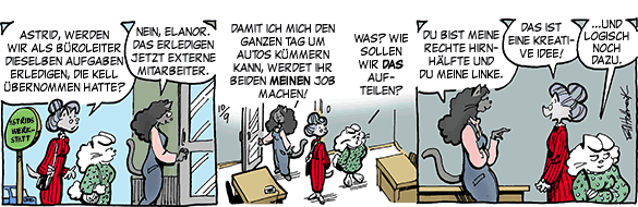 Cartoon, zwischen 40 und 90k