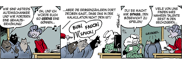 Cartoon, zwischen 40 und 90k